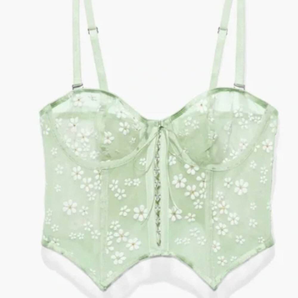 Savage X Fenty Puff Daisy Unlined Bustier